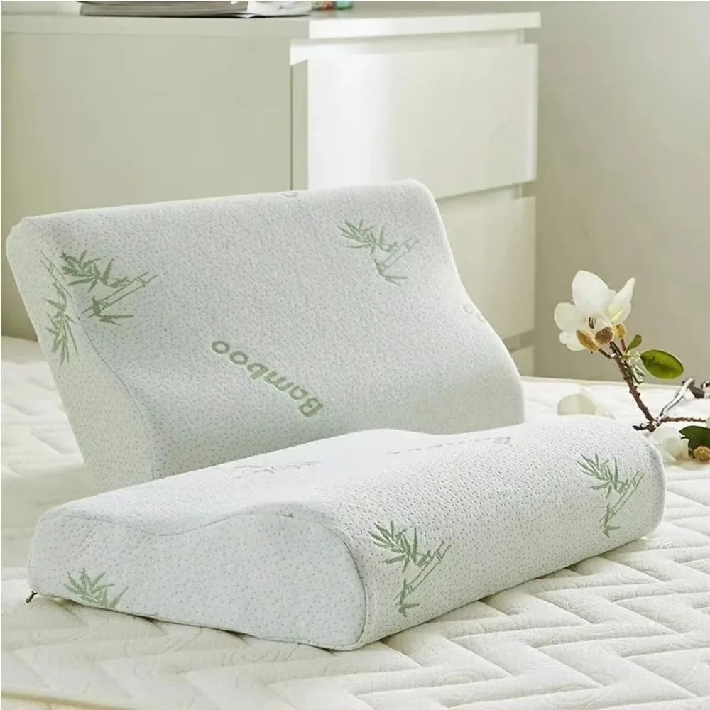 Bamboo Fiber Slow Rebound Memory Foam Pillow – Neck Support Memory Foam Pillow HIP