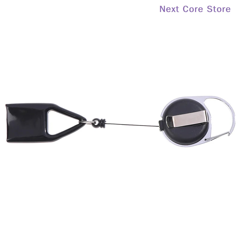 Silicone Lighter Leash Retractable Keychain Clip Holder Lighter Keychain Holder HIP