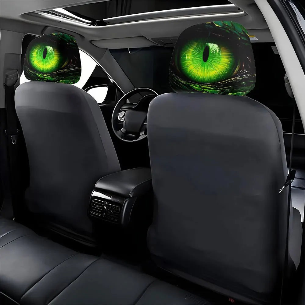 Dragon Eye HD Print Car Headrest Covers – Set of 2 Car Headrest Covers HIP