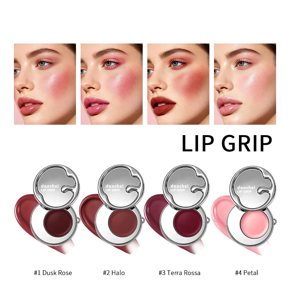 Magic Lip Grip for Suction Phone Back Cosmetics 2 In 1 Lip Gloss Blush Blurry Glow Balm Long Lasting Makeup HIP