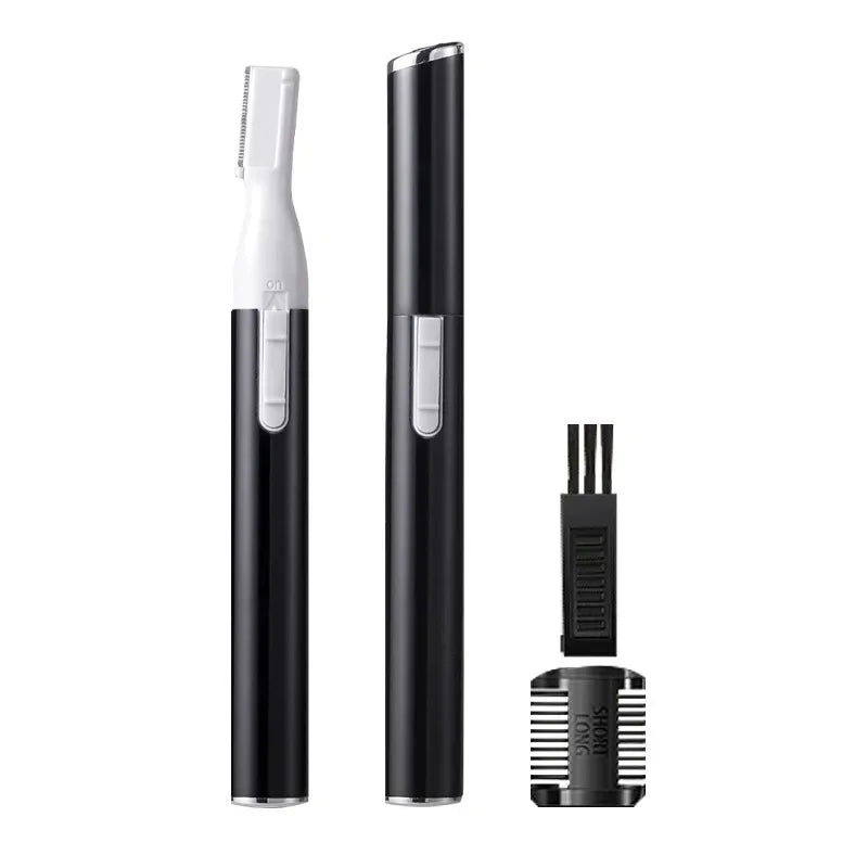 RUZOFO Mini Electric Eyebrow Trimmer & Facial Hair Remover Eyebrow Trimmer HIP C628-black 1pcs
