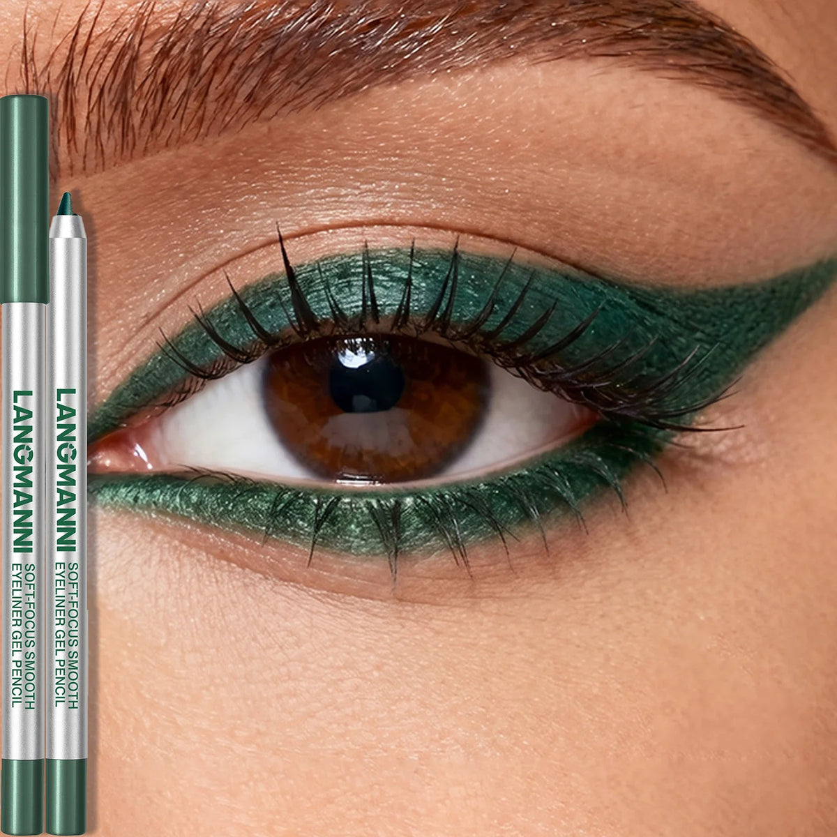 Pearlescent Eyeliner Gel Pencil Waterproof Lasting Smooth Glitter Eye Liner Makeup For Upper Lower Lash Line Eyeshadow Stick HIP 11-1Pc
