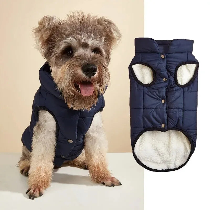 Winter Windproof Fleece Dog Coat Jacket – XS to 3XL Dog Winter Coat HIP