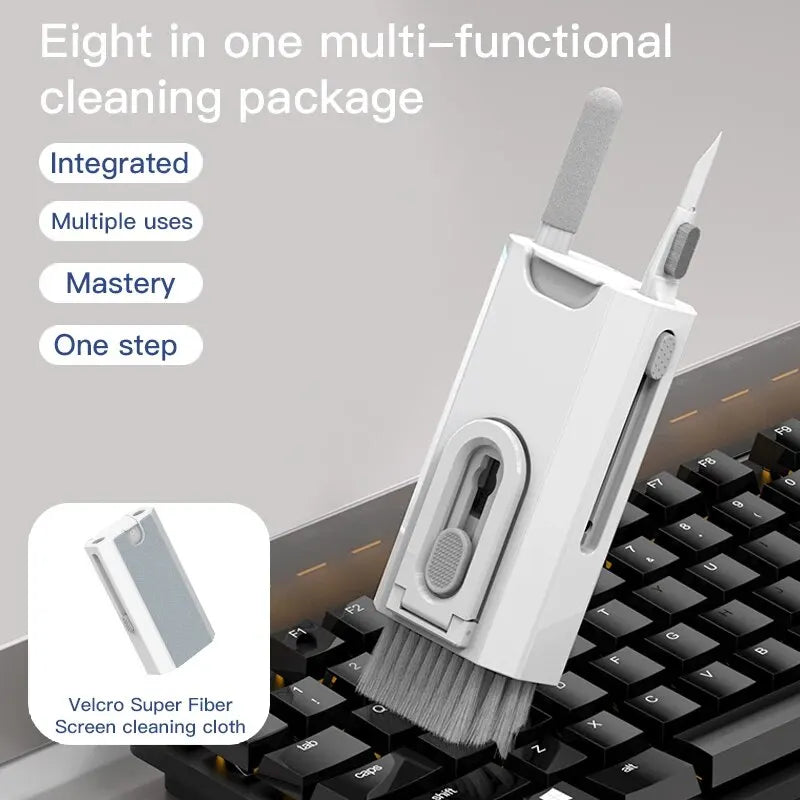 8-in-1 Tech Cleaning Kit – Keyboard, Screen & Earphone Electronics Cleaning Kit HIP