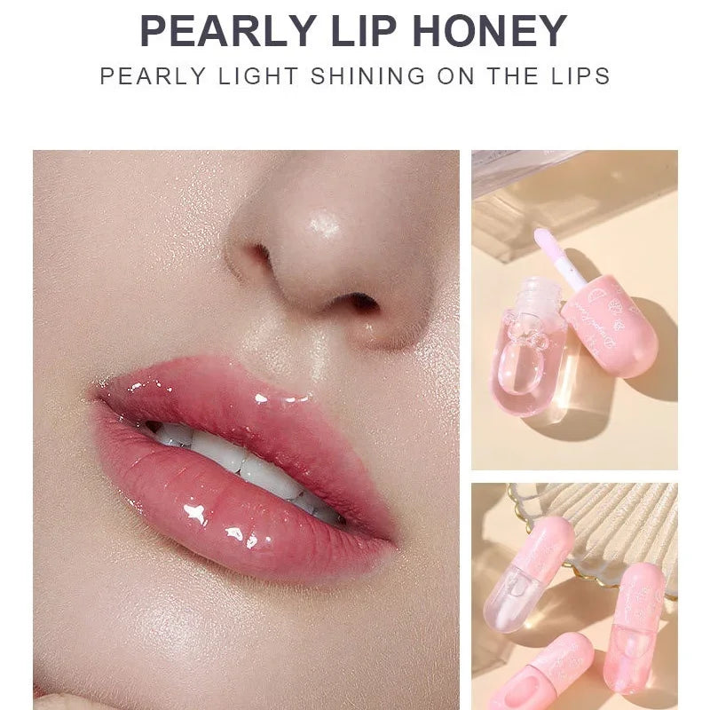 Dragon Ranee Pearly Mirror Lip Gloss Set – 3-Piece Glaze Mirror Lip Gloss Set HIP