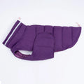 Winter Reflective Quilted Puffer Dog Jacket for Large Dogs Dog Winter Jacket HIP PURPLE 3XL-55