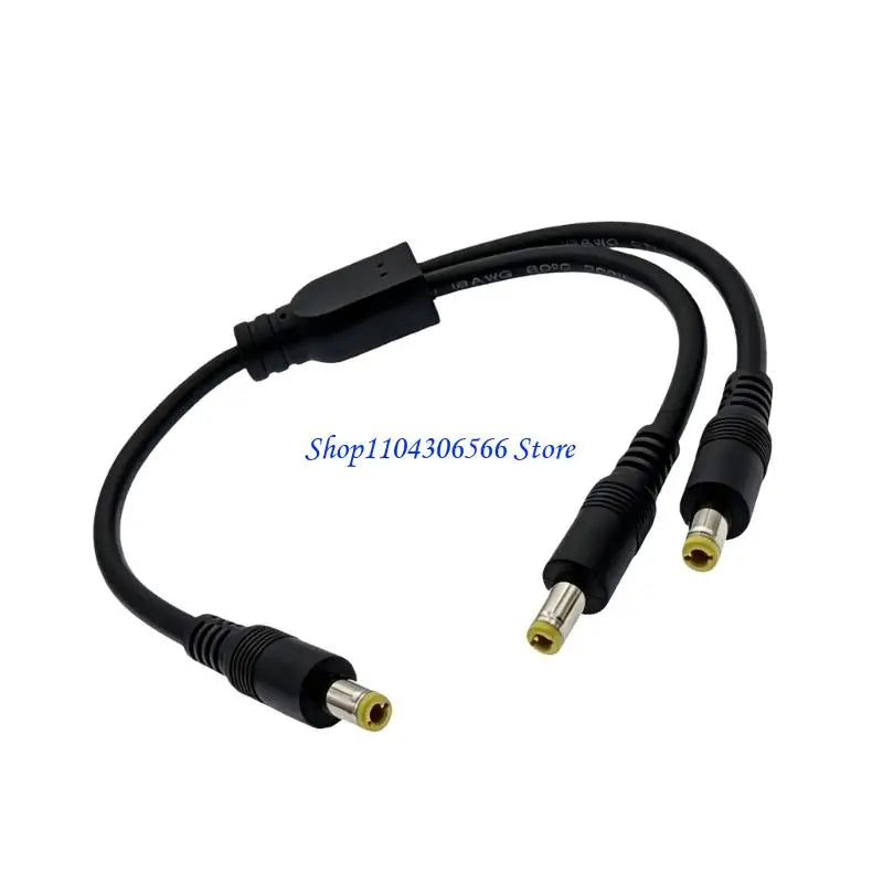 DC 5.5x2.5mm Power Splitter Cable 30cm – 1-to-2 Branch Cord Power Splitter Cable HIP