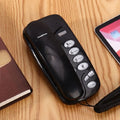 Corded Landline Phone – Caller ID, Large Buttons, Wall Mount Corded Telephone HIP Black