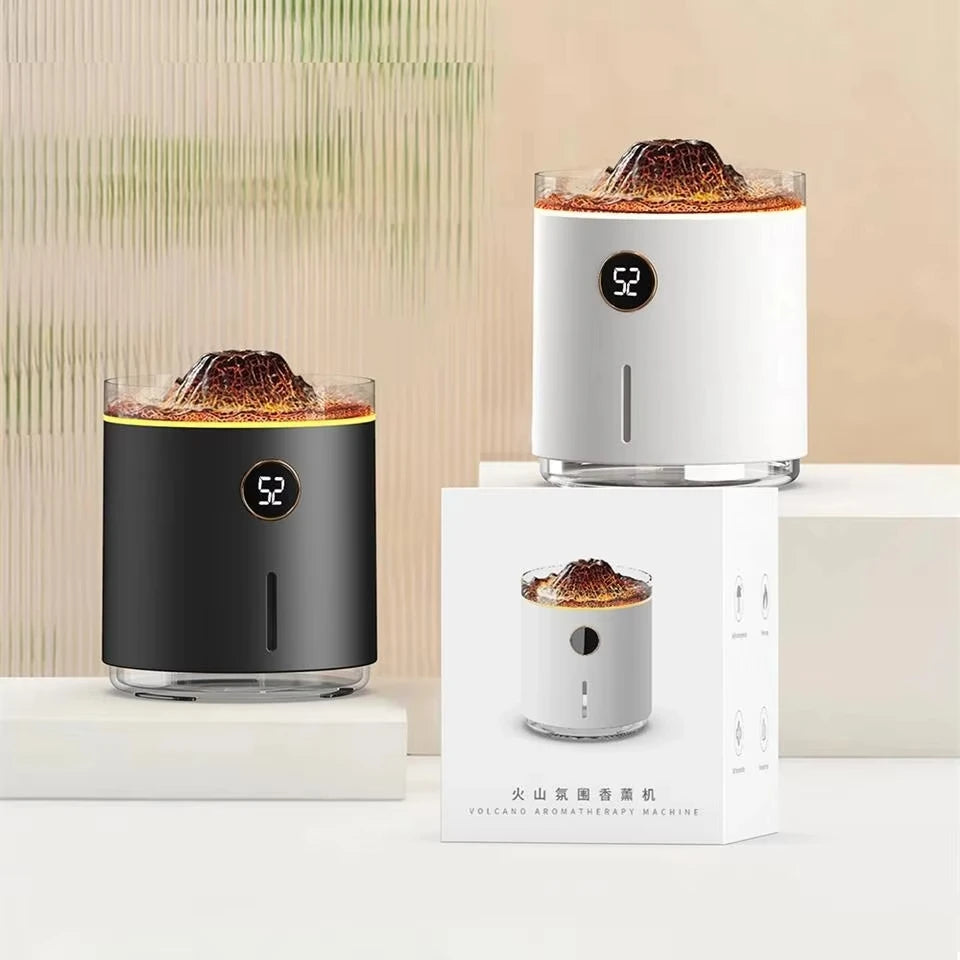 350ml Volcano Flame USB Humidifier & Aroma Diffuser | HIP Ultrasonic Humidifier Diffuser HIP