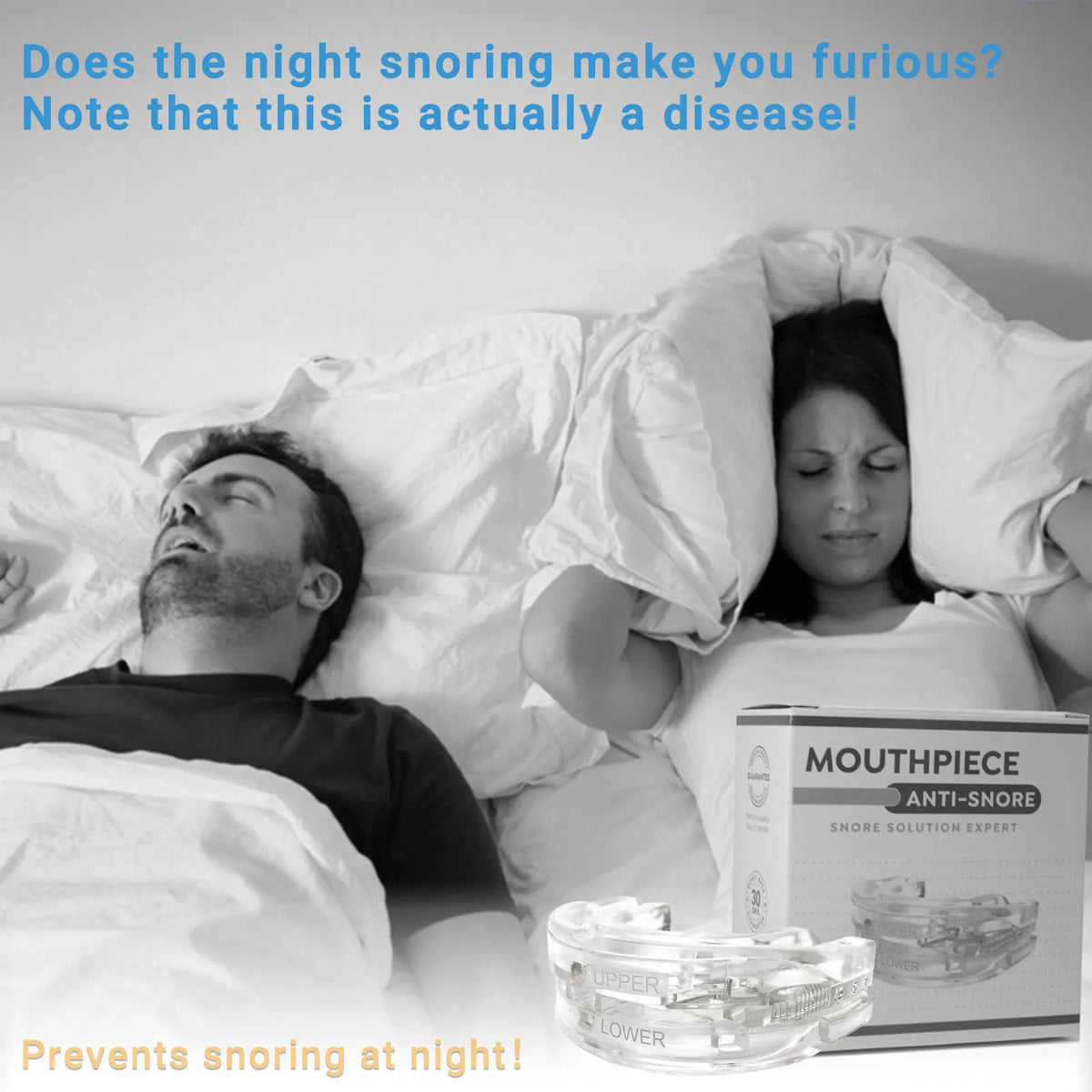 Adjustable Anti-Snoring Mouthguard & Night Bite Guard Night Dental Guard HIP