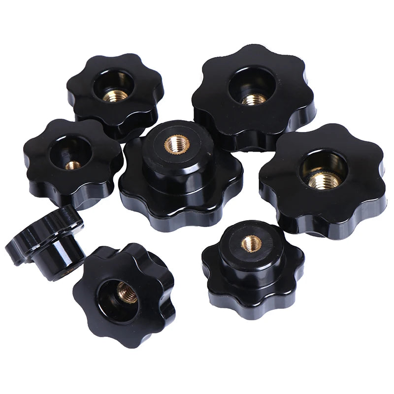 Star Knob Clamping Nut M5–M12 Female Thread Copper Core Clamping Knob Nut HIP