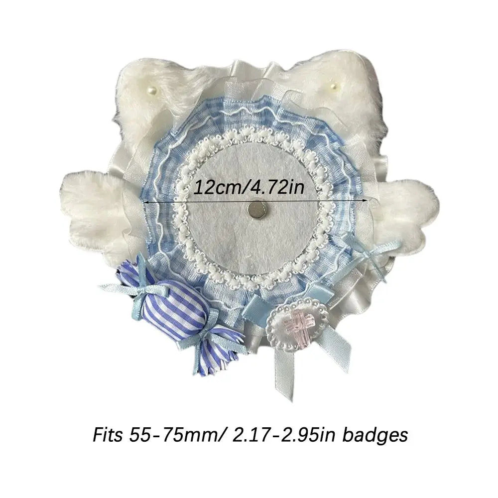 Lace Badge Holder – Cat Ear Flower Wings Itabag Decor Badge Display Base HIP