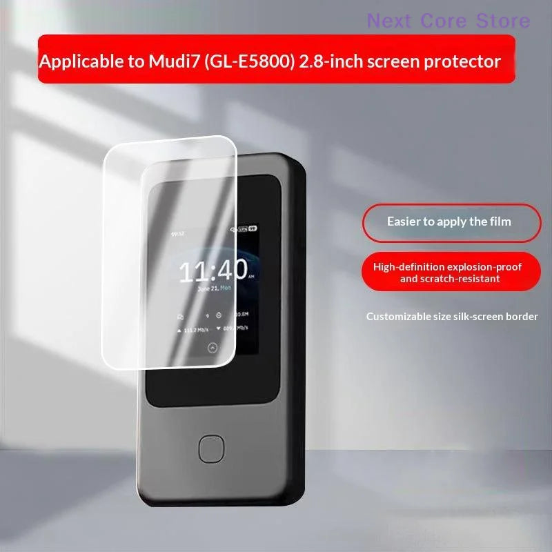 PET Screen Protector for GL.iNet Mudi 7 GL-E5800 – 2/3 Pack Screen Protector HIP
