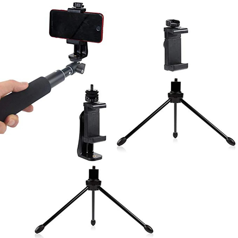 360° Universal Smartphone Tripod Mount & Clip Holder | HIP Smartphone Tripod Mount HIP