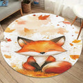 Round Area Rug – Modern Printed Polyester Carpet | Multi-Room Round Area Rug HIP 4 120X120