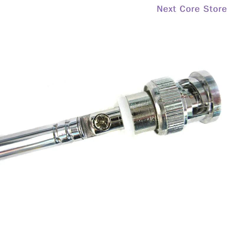 FM Radio Telescopic Antenna BNC Connector 0.7m Stainless Steel FM Radio Antenna HIP
