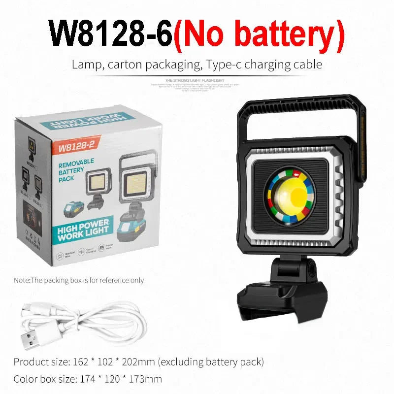ESMARTER LED Portable Camping Lantern IPX5 Battery Powered Portable Camping Lantern HIP W8128-6 no battery