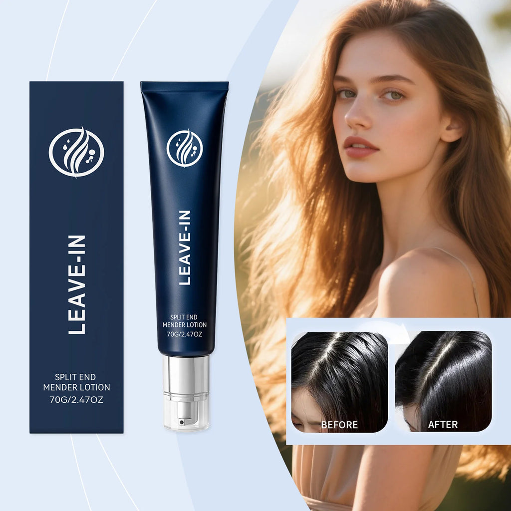70g Leave-In Split End Mender & Frizz Control Hair Cream Leave-In Hair Treatment HIP