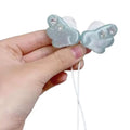Angel Wing 3D Earphone Decoration – Y2K Star Gem Clip-On Earphone Decoration HIP Blue