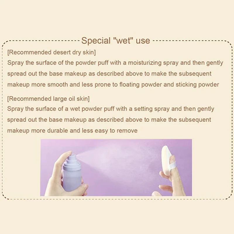 Waterdrop Foundation Sponge Set – Soft Blending Makeup Puff Makeup Sponge Set HIP
