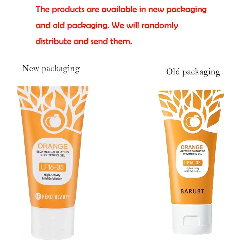 Orange Exfoliating Gel Face & Body Scrub 50g | HIP Exfoliating Face Scrub HIP
