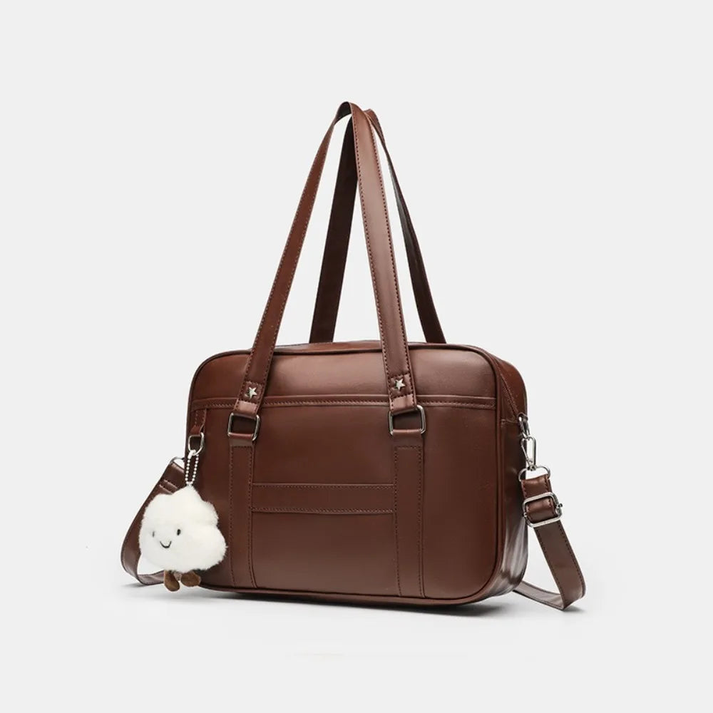 Japanese JK PU Leather Shoulder Crossbody Itabag for Women Shoulder Crossbody Bag HIP