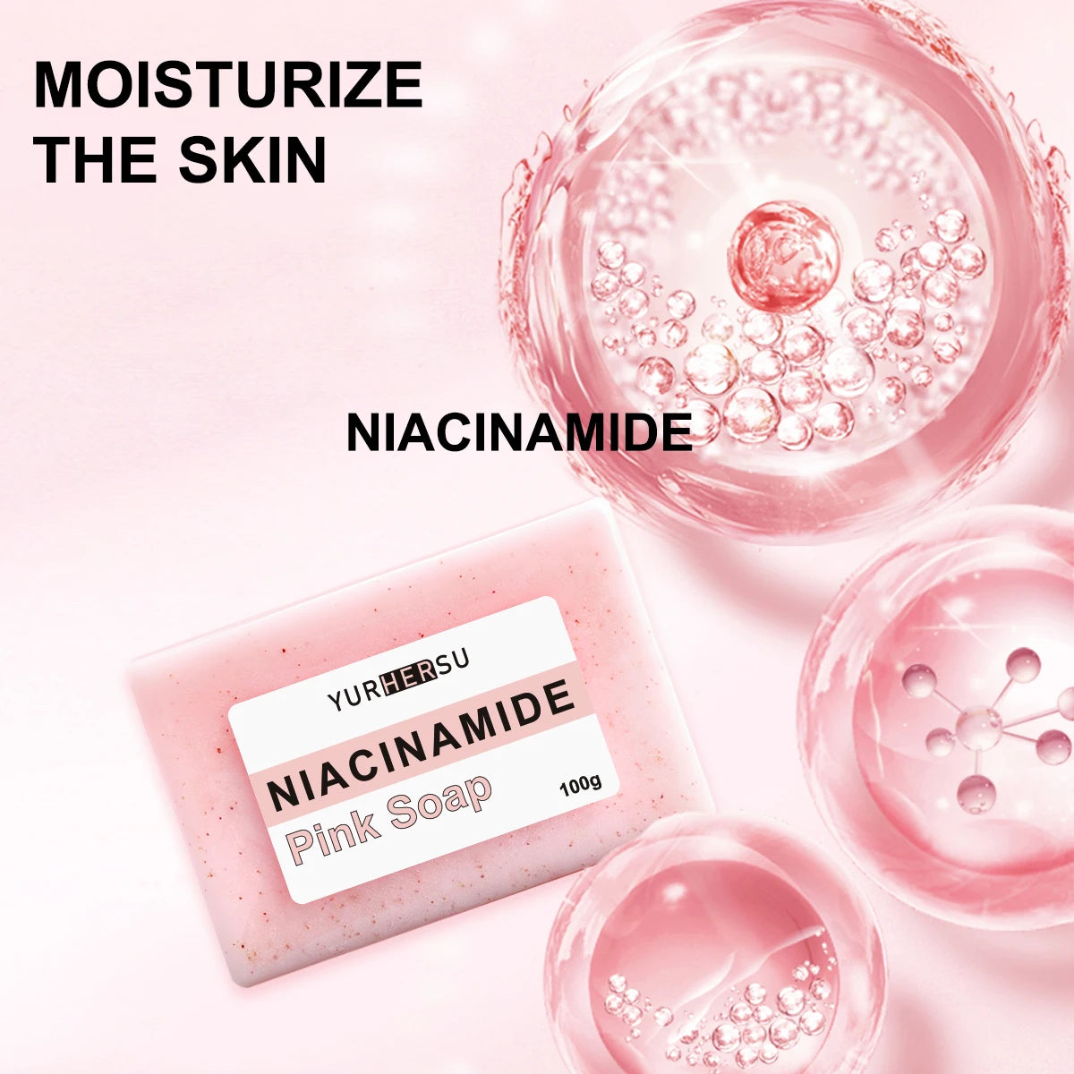 Niacinamide Brightening Soap – Dark Spot & Deep Cleanse Brightening Soap Bar HIP