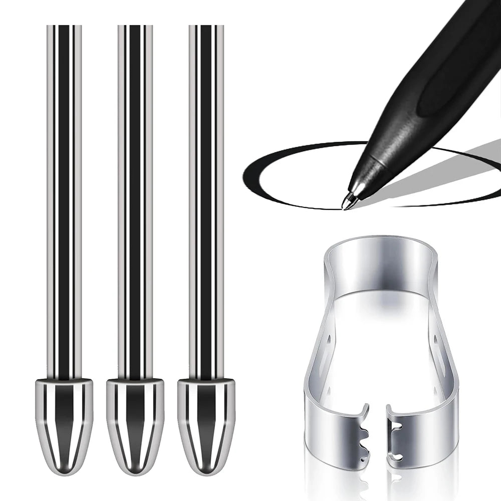 Samsung S Pen Replacement Tips – Titanium Nibs for Galaxy Tab Stylus Pen Nib Set HIP 3 Nib 1 Clip