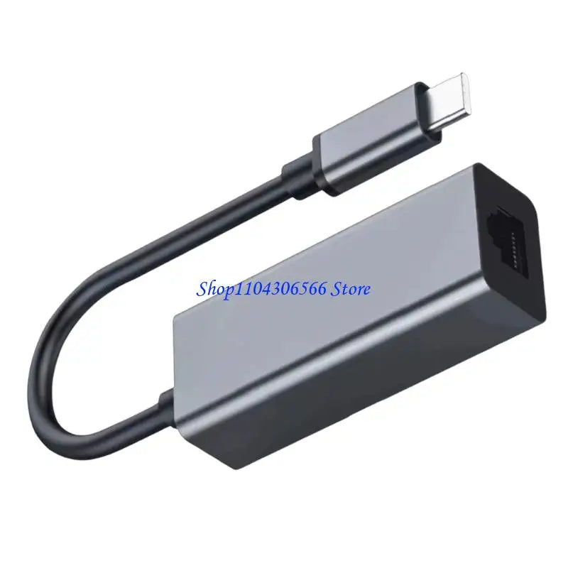 USB-C to RJ45 Ethernet Adapter 100Mbps – Plug & Play USB Ethernet Adapter HIP