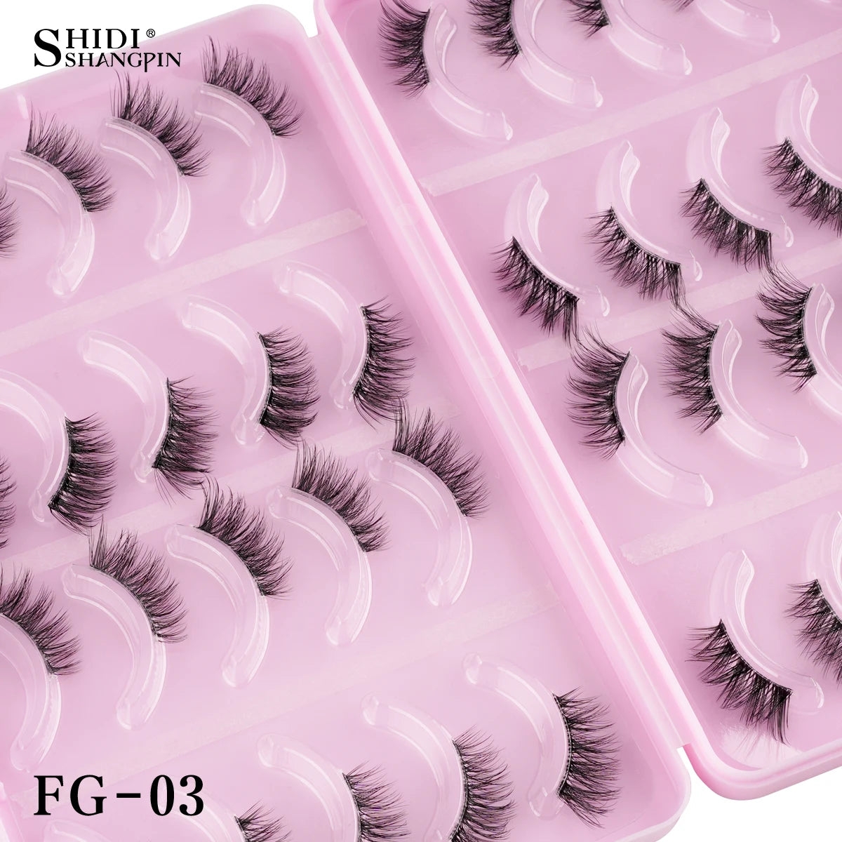 YSDO New Half Lashes 20 Pairs Soft Natural False Eyelashes Wispy Short Style Lash Volume Fluffy 3D Mink Eyelashes Cilios Makeup HIP