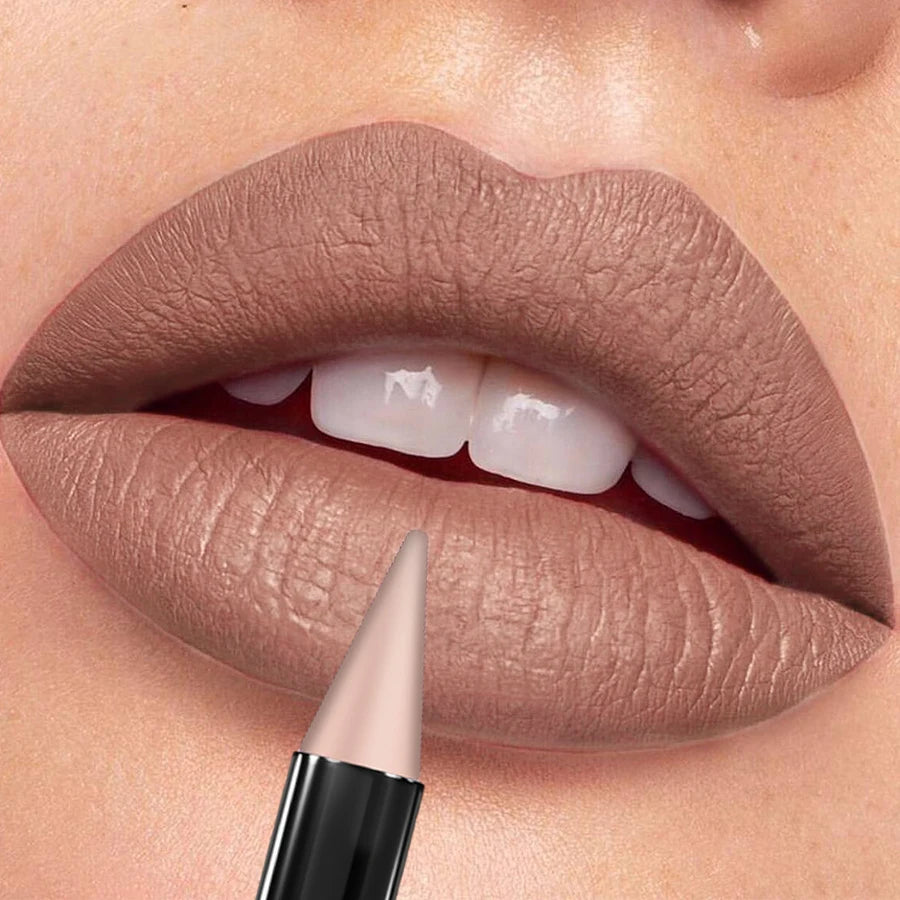 KAFURUX Matte Waterproof Lip Liner & Lipstick Pen | Long Lasting Lip Liner Pen HIP