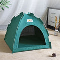 Cat Sleep House Pet Cat Tent Cave Hut For Kitten Puppy Playpen Cage Basket Cat Nesk Kennel Small Dog House Bed Chihuahua HIP Malachite Green S