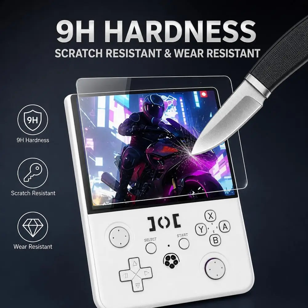 Tempered Glass Screen Protector For R36 max2 Gaming Console Scratch Resistant Screen Protection Bubble-Free HD Protective Film HIP