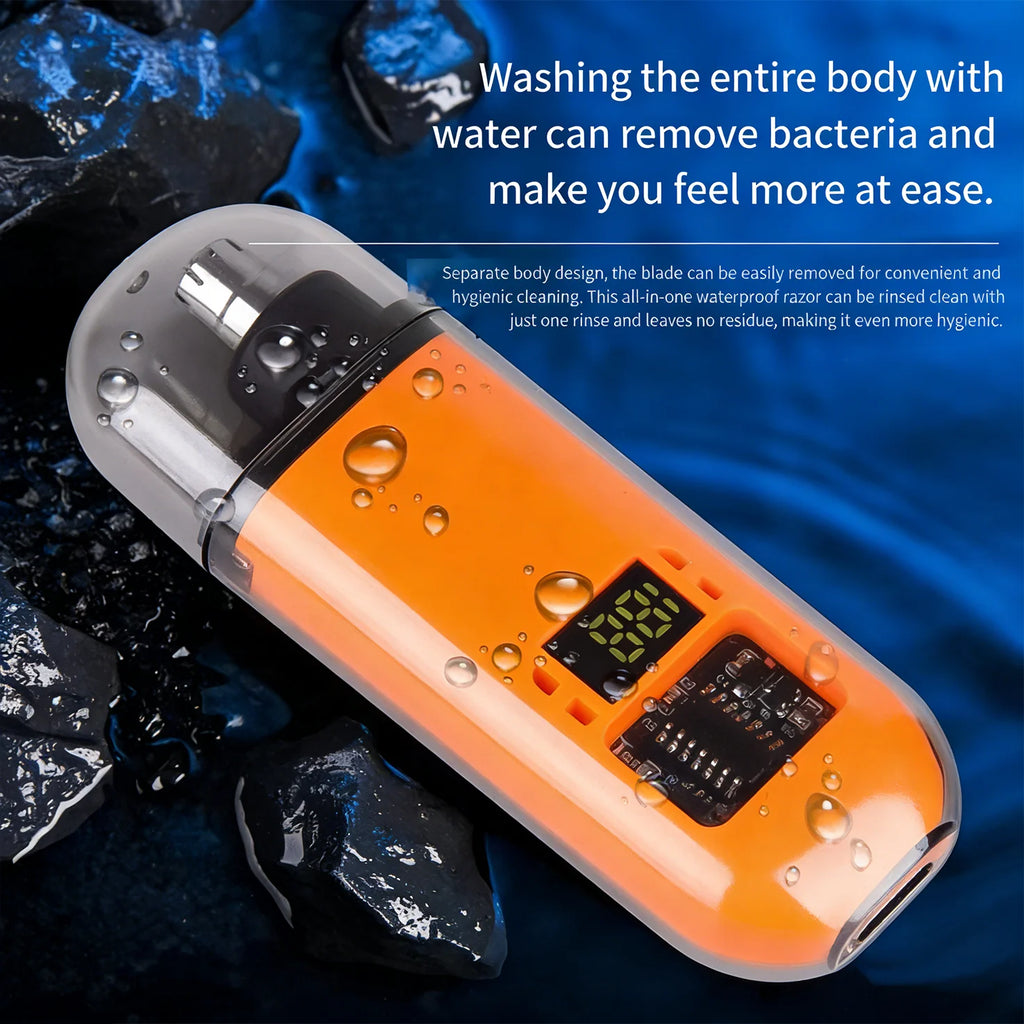 2-in-1 Rechargeable Electric Nose & Ear Hair Trimmer – Unisex Nose & Ear Trimmer HIP