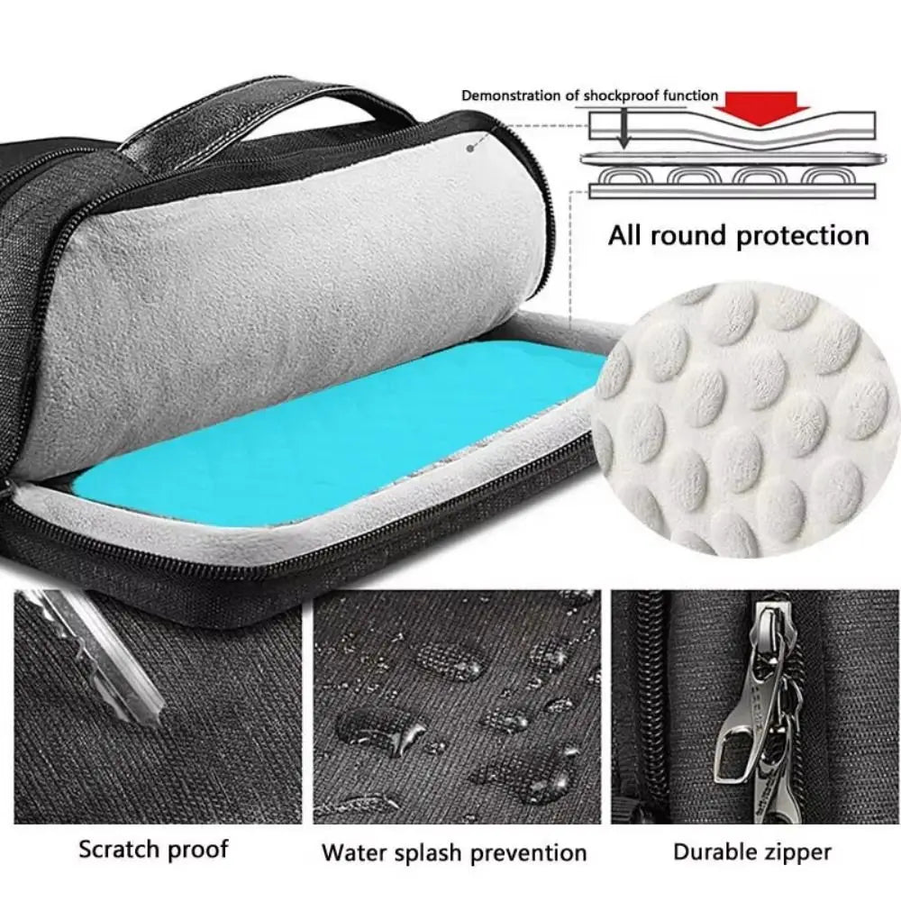 13.3–15.4" Waterproof Laptop Shoulder Bag – Shockproof Sleeve Laptop Shoulder Bag HIP