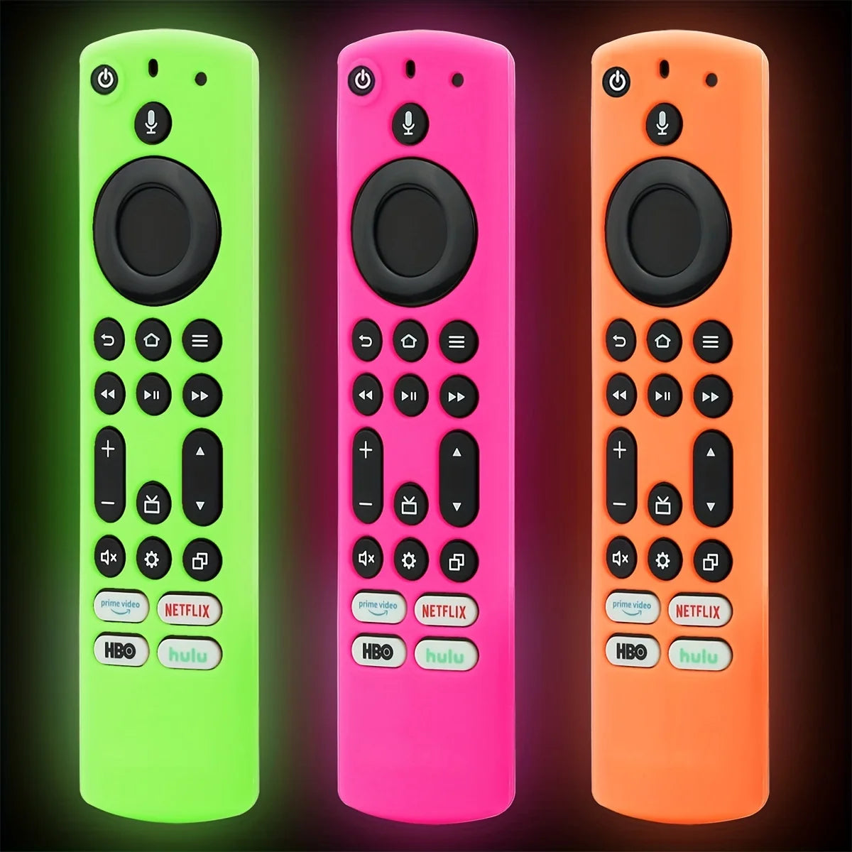 Glow in the Dark Silicone Remote Case for Fire TV & Alexa Remote Control Case HIP