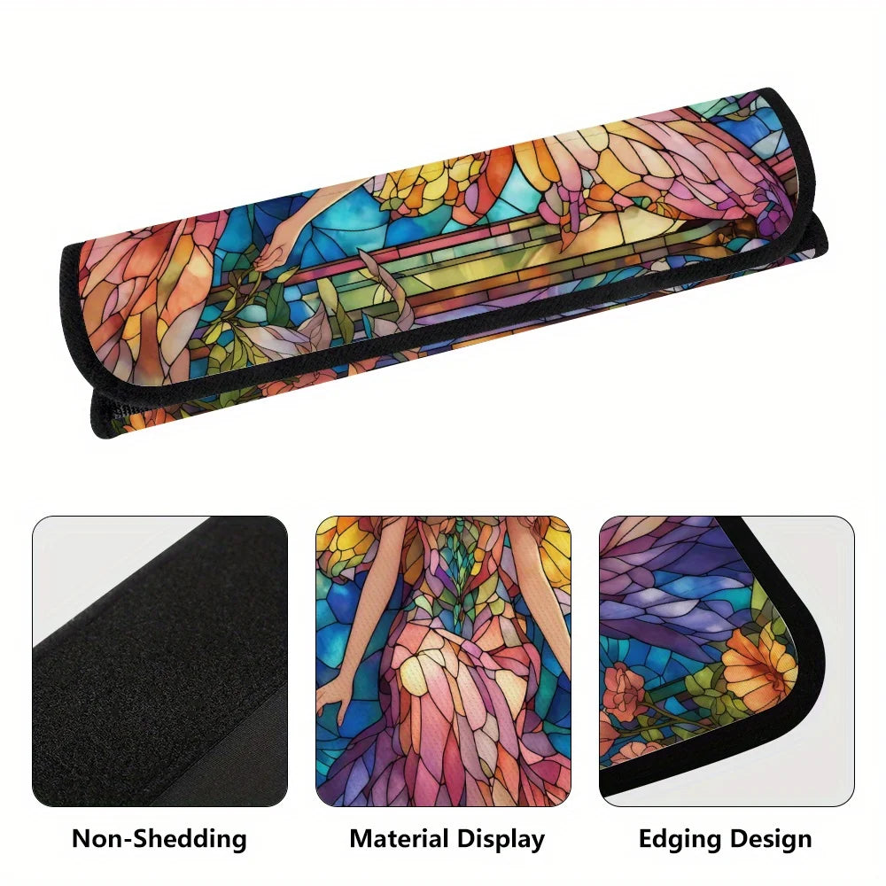 2-Pack Fairy Glass-Style Car Seat Belt Covers | Colorful Seat Belt Cover HIP