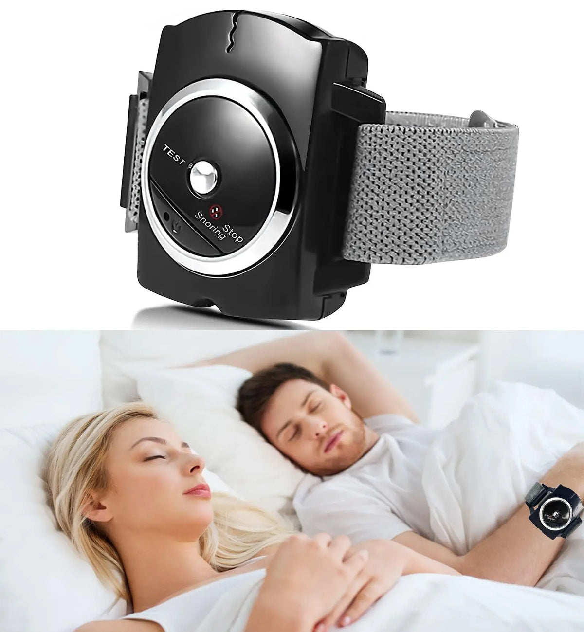 Anti-Snore Biosensor Wristband – Auto Sleep Aid | CAMMUO Anti-Snore Wristband HIP