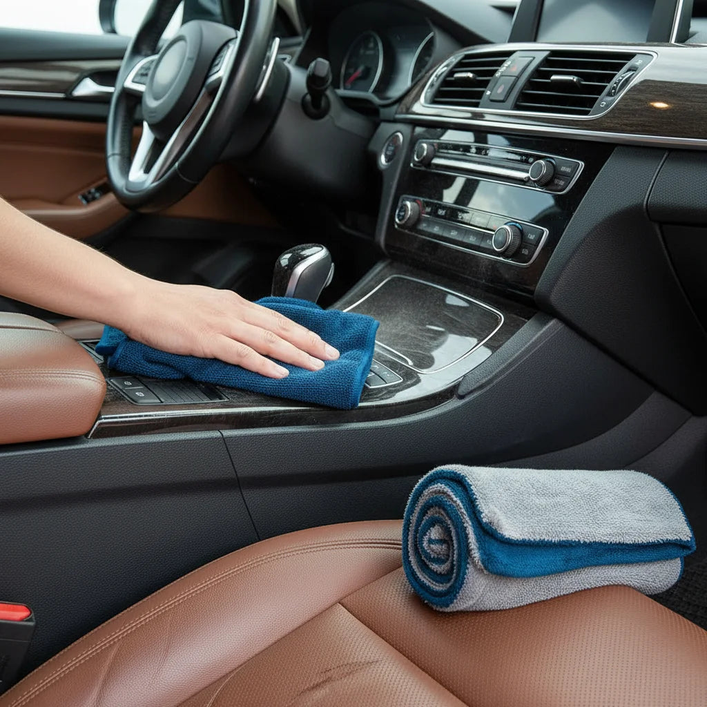 Professional Microfiber Car Cleaning Towel Super Absorbent Thickened Wash Cloth Double-Sided Lint-Free Towel For Car Detailing HIP