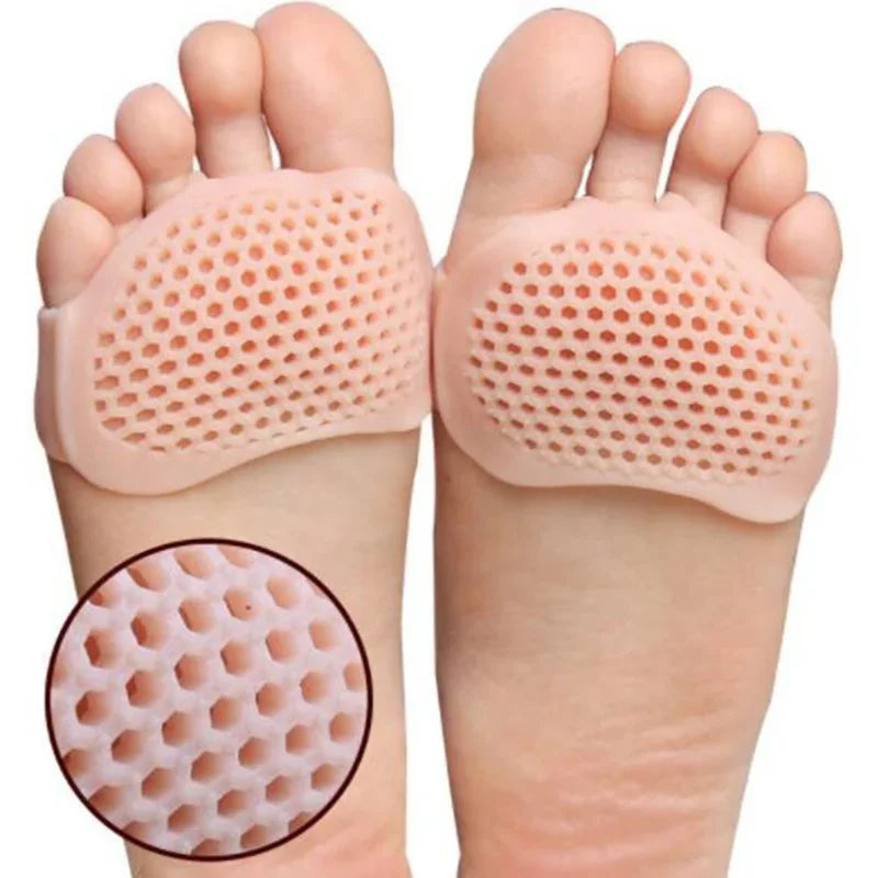 2-Pack Silicone Gel Toe Separators & Forefoot Cushion Pads Gel Foot Cushion Pads HIP