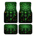 4-Piece Dream Catcher Crystal Velvet Car Floor Mat Set Car Floor Mat Set HIP 1