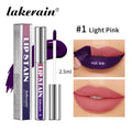Silver Tube Peel Off Tattoo Lipgloss Waterproof Liquid Matte Lip Tint RosePink Tear-off Lip Stain Non Stick Cup Quick Dry Makeup HIP 01