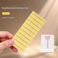 1/3Pcs 10-Compartment Nail Transfer Paper Storage Box Portable 3D Printing Organizer for Stickers Display Stand For Home Salon HIP Yellow-1Pc