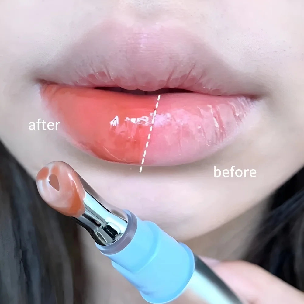 Metal Head Ice Diamond Essence Lip Tint Mirror Water Light Glass Lip Gloss Reduce Lip Wrinkles Moisturizer Lips Pluming Care HIP
