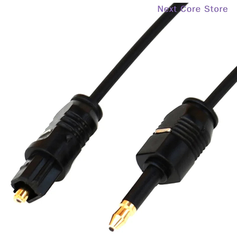 Toslink to Mini 3.5mm Optical SPDIF Audio Cable 1.96Ft Optical Audio Cable HIP