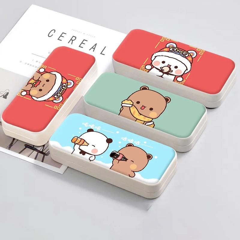 Panda Bubu & Yier Glasses Case – Portable, Drop-Resistant Eyeglasses Storage Case HIP