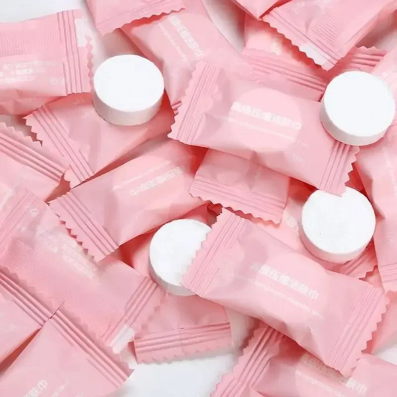 50/100pcs Disposable Compressed Cotton Travel Face Towels Disposable Face Towels HIP