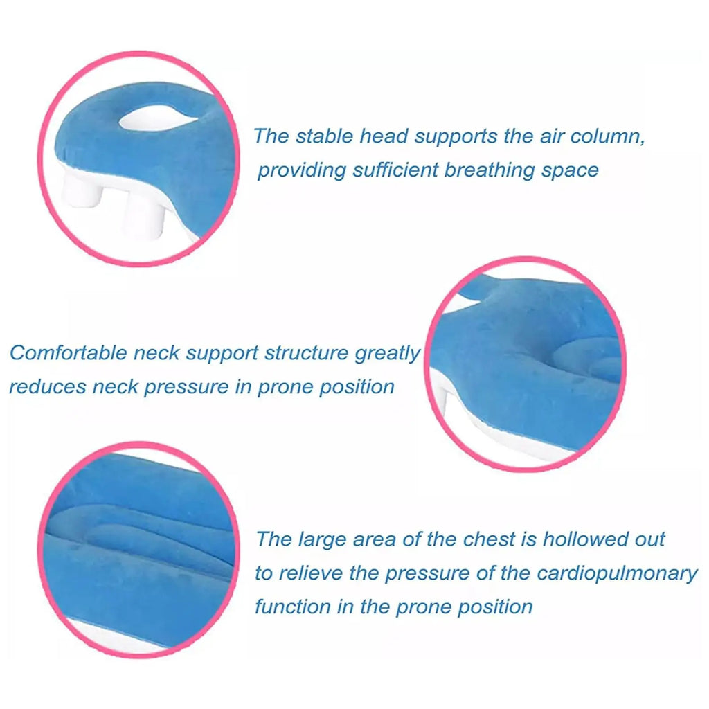 Face Down Pillow After Eye Surgery Inflatable Retina Lying Pillow Portable Prone Pillow Sleeping Vitrectomy Recovery Equipment HIP