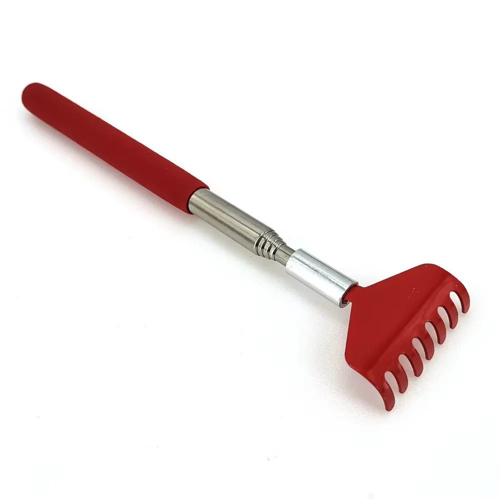 Telescopic Back Scratcher Scratching Backscratcher Massager Kit Back Scraper Extendable Telescoping Itch Health Products HIP red
