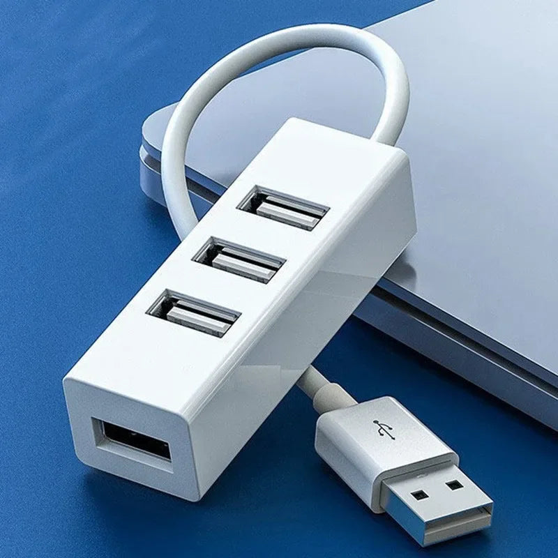 OLPAY 4-Port USB 2.0 Hub Splitter with Power Adapter for PC USB Hub HIP
